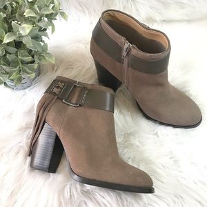 KENSIE Masola Suede Ankle Boots Tassle | NWT Sz 9